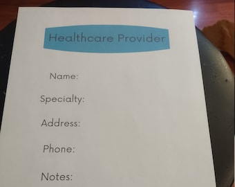 Healthcare Provider Information Sheet | Medical Provider Information Sheet
