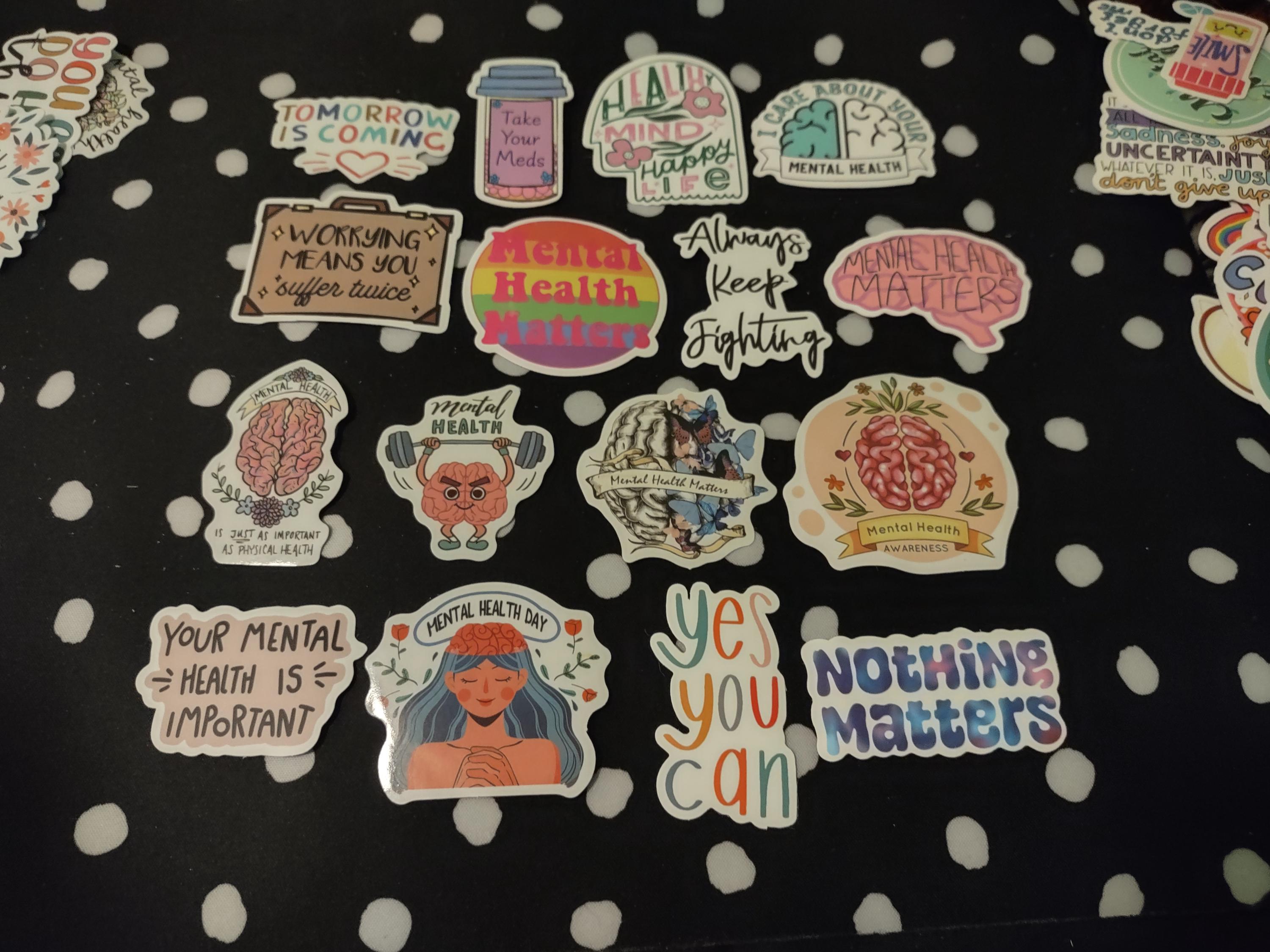 Mental Health Stickers | Mental Health Matters Stickers | Mental Health ...