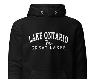 Lake Ontario Hoodie Great Lakes Sweatshirt Ontario Great Lakes T-shirt Lake Ontario T-shirt