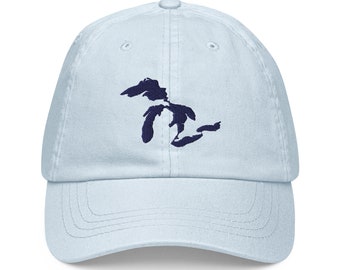Just the Lake Lady Great Lakes Pastel baseball hat