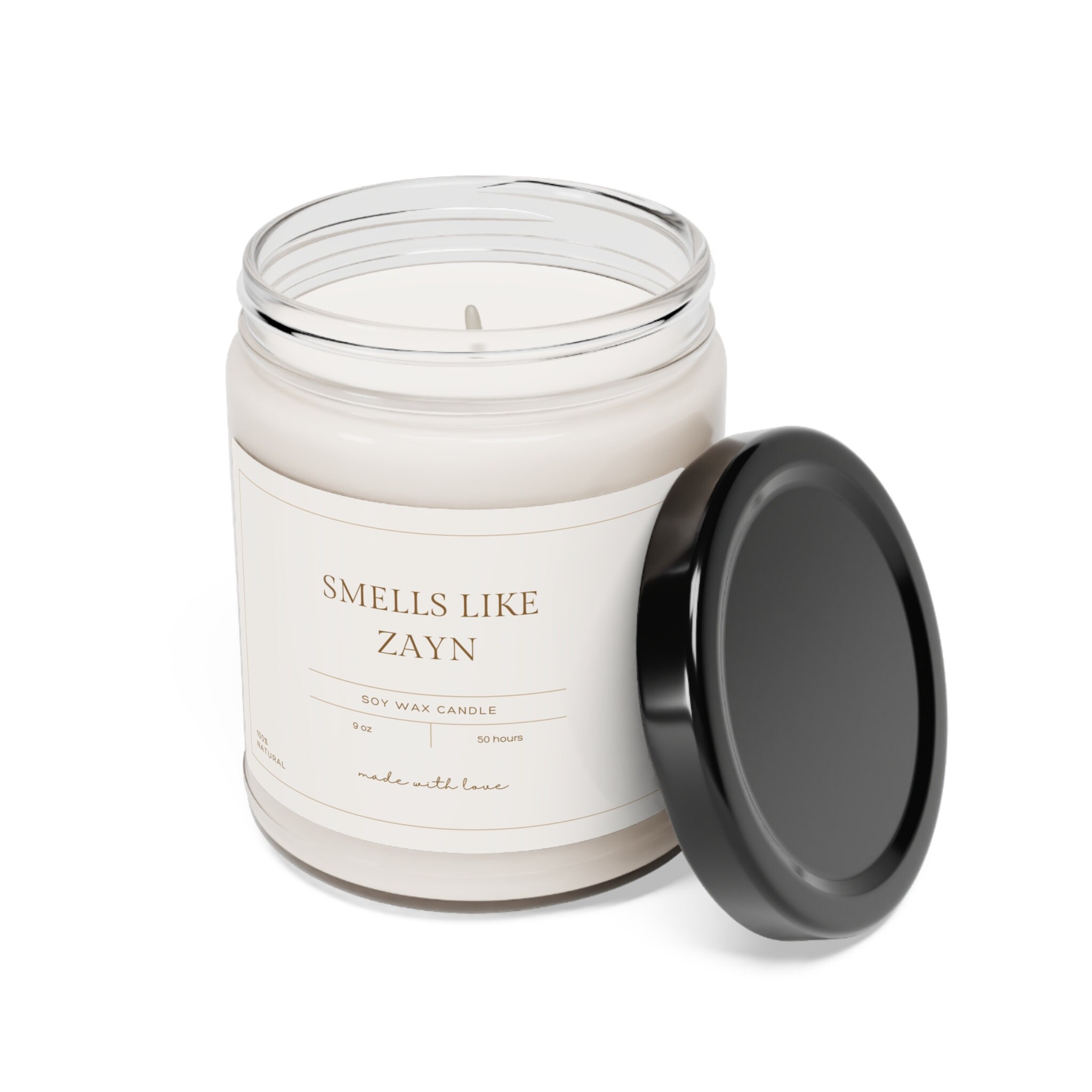 Smells Like Zayn Scented Soy Candle, 9oz Funny Candle Soy Wax