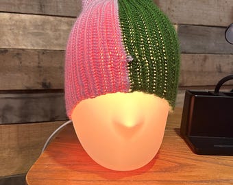 Crocheted Split Beanie