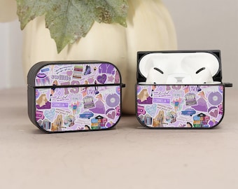 AirPod Case, Hard Plastic Protective Cover, Sublimated Insert Design