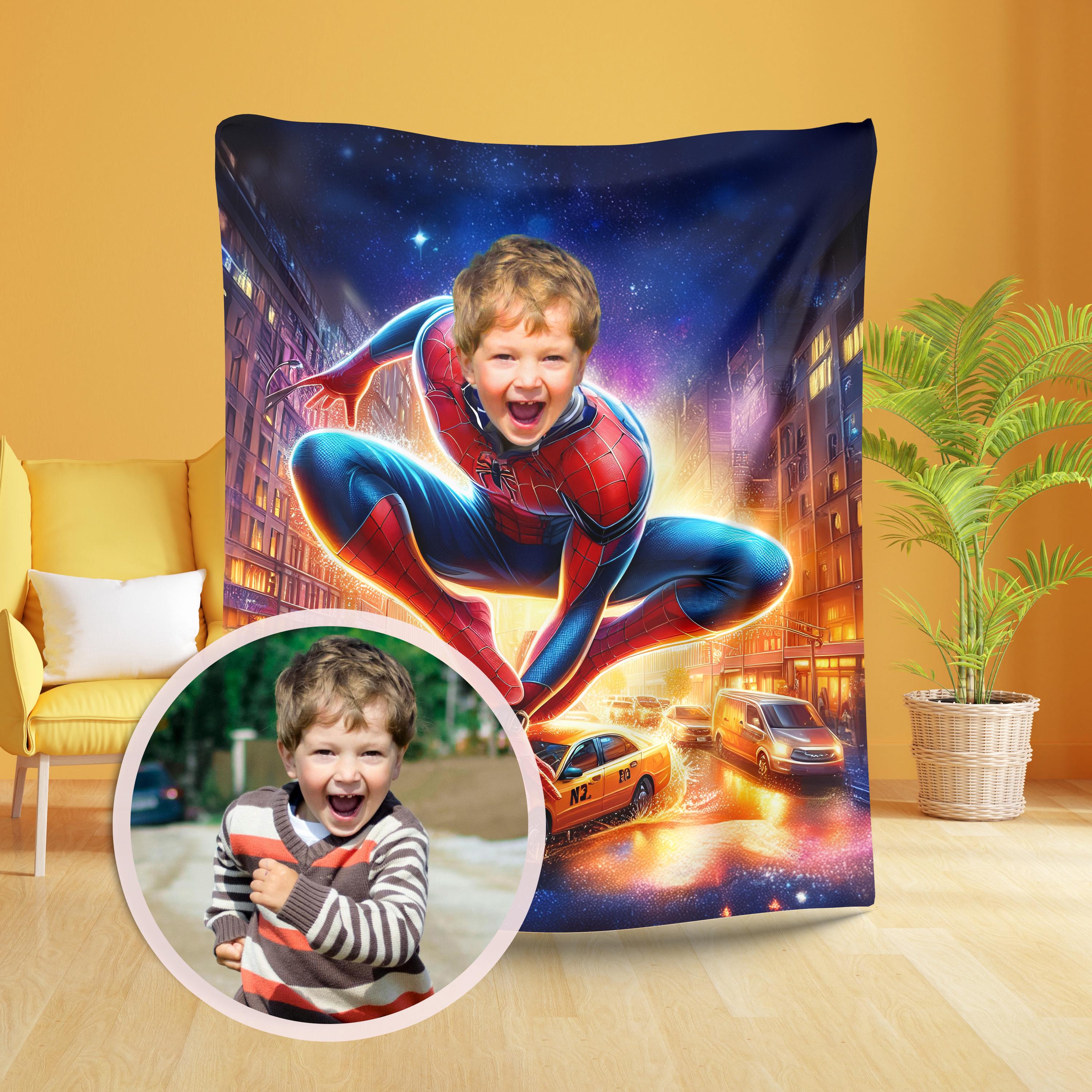 Spiderman Blanket Etsy Canada