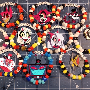 Hazbin Hotel Kandi Bracelets