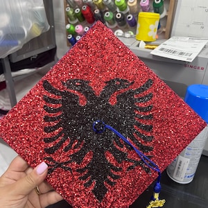 Casquette diplômé 2024 avec aigle albanais