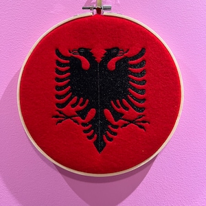 Craft hoops. Albania frame