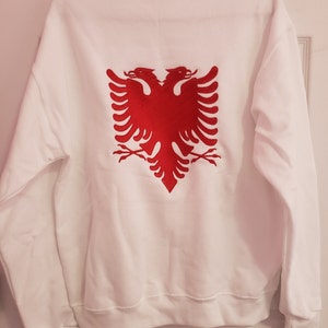 Albanian Eagle Embroidered Crewneck