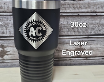 Allis Chalmers Tractor Insulated Laser Engraved Tumbler Cup 20oz or 30oz