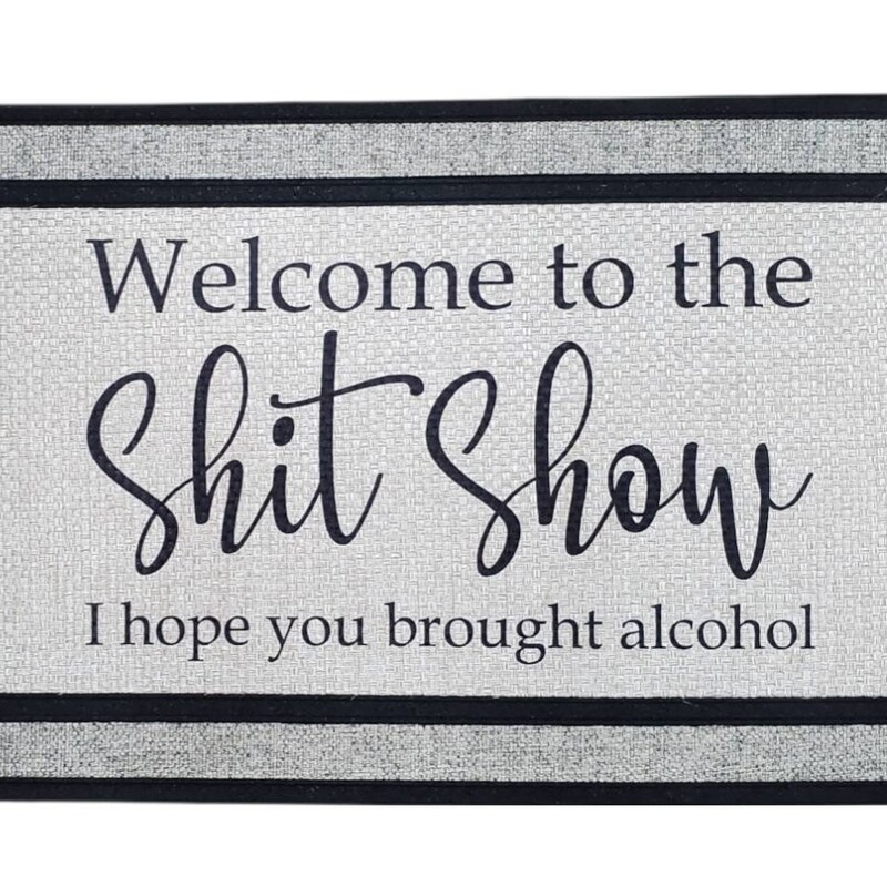 Alcohol Doormat - Etsy