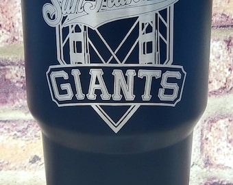San Francisco Giants Laser Engraved Tumbler Cup