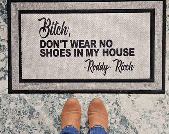 Welcome To The Shitshow I Hope Your Brought Alcohol Door Mat Heavy Duty No Peeling or Mess Rubber No Slip Back 18x30