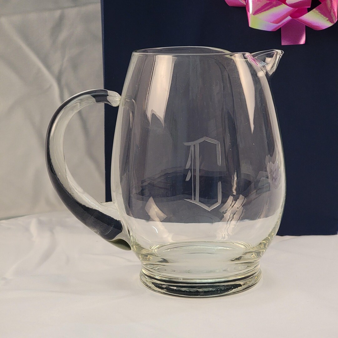 Letter Join Pitcher Vintage Cocktail Pitcher Letter