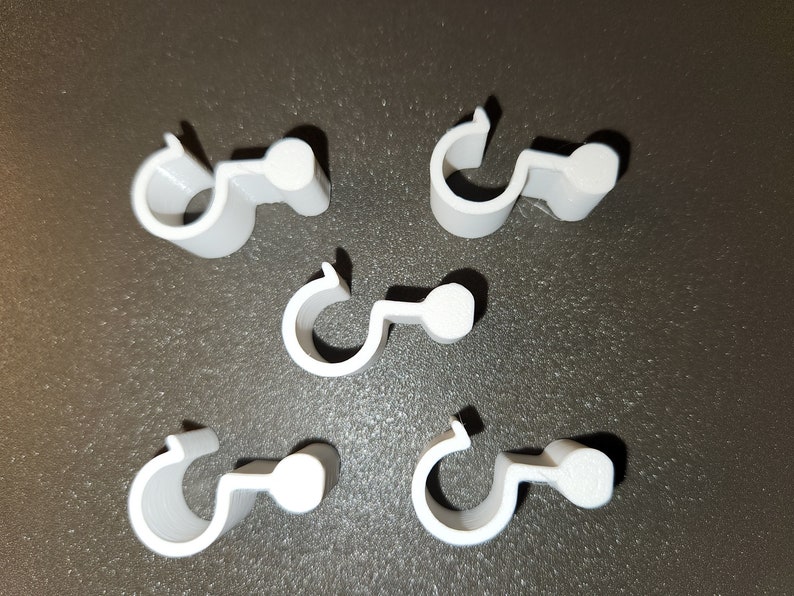 Keder Rail Rope Light Clips - Pack of 5 - Etsy