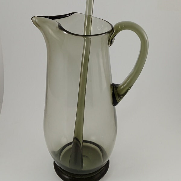 Glass Pitcher With Spout Etsy