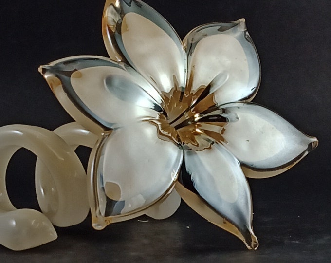 Murano Glass Flower Etsy