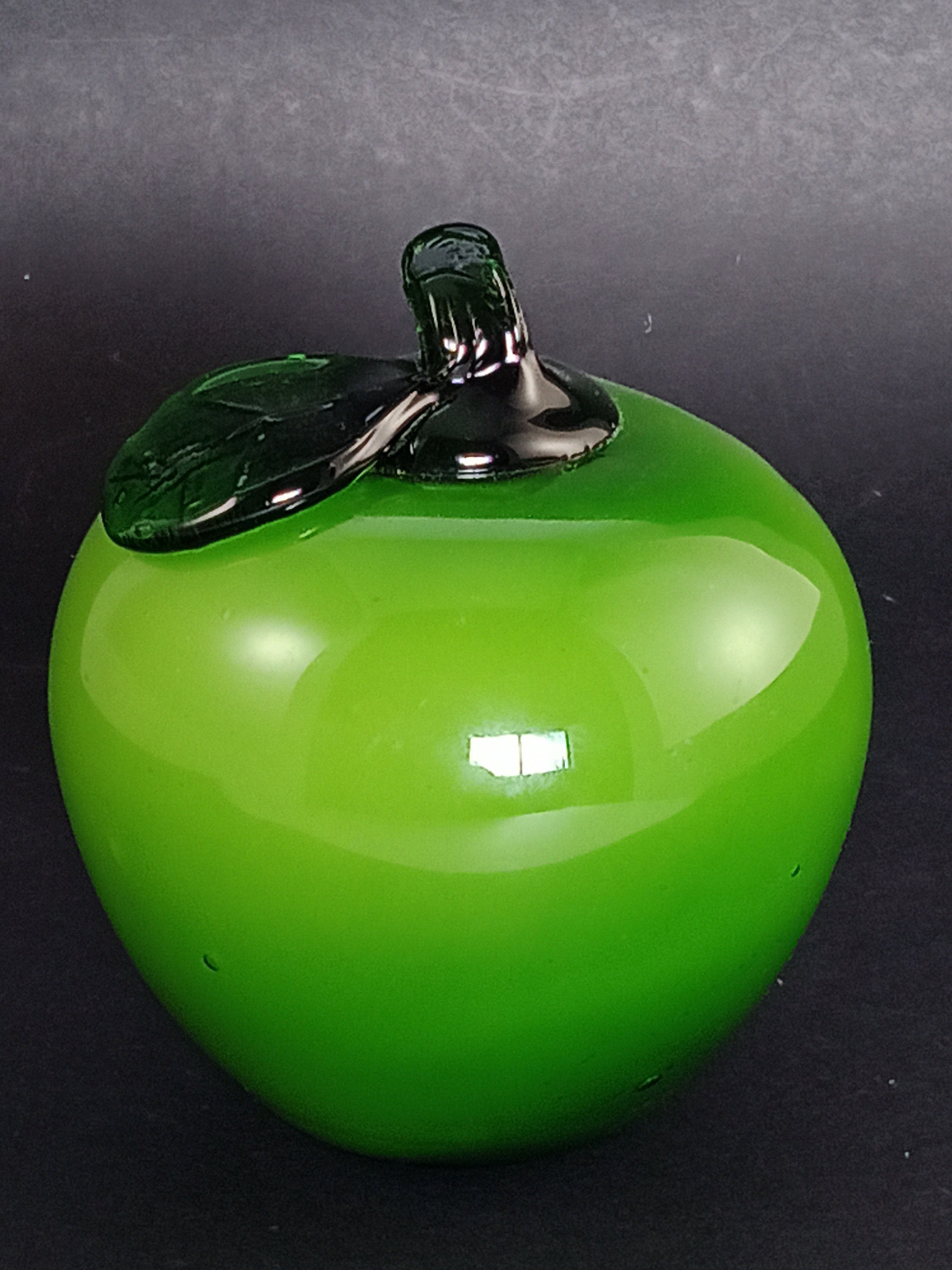 Vintage Glass Fruit Red Apples Green Apples Oranges Pears Etsy