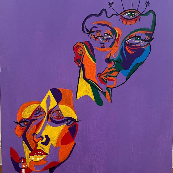 Gemälde mit zwei Gesichtern