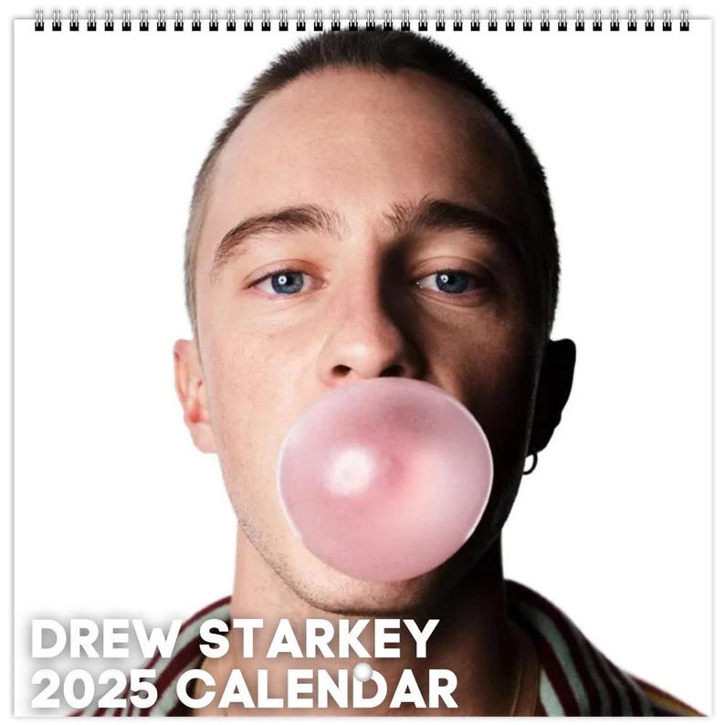 2025 Drew Starkey Calendar OBX Star Monthly Photos & Dates Perfect Gift