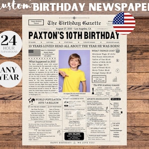 Zeitung zum 10