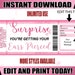 Ears Pierced Gift Certificate , Printable Gift Certificate for Ear ...