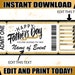 Concert Ticket. Father's Day Concert Ticket. Printable Concert Ticket ...