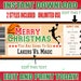 Christmas Basketball Game Ticket , Surprise Basketball Ticket ...