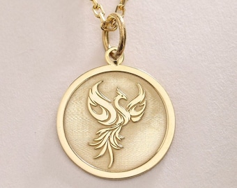 Phoenix Bird Silver Pendant , Silver Phoenix Necklace , Bird Charm Silver ,Dragon Jewelry , Silver Gift , Silver Pendant Gift ,Birthday Gift