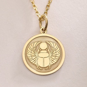 Egyptian Scarab Silver Pendant , Silver Egyptian Scarab Necklace , Egyptian Charm Silver ,Silver Gift , Silver Pendant Gift ,Birthday Gift