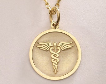 Medic Silver Pendant , Silver Medical Alert Necklace , Doctor Pendant , Emergency Contact , Allergy Information Pendan Gift , Birthday Gift
