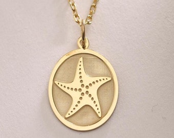 Pendentif étoile de mer en argent, collier étoile de mer en argent, breloque étoile de mer en argent, bijoux en argent étoile de mer, cadeau pendentif en argent, cadeau d'anniversaire