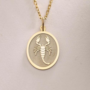 Scorpion Silver Pendant ,Silver Scorpion Necklace , Scorpion Charm Silver , Scorpion Silver Jewelry  ,Silver Pendant Gift , Birthday gift