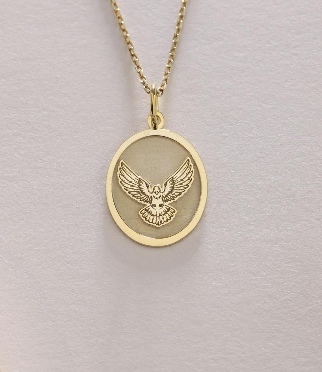 Holy Spirit Silver Pendant , Silver Holy Spirit Necklace ,holy Spirit ...