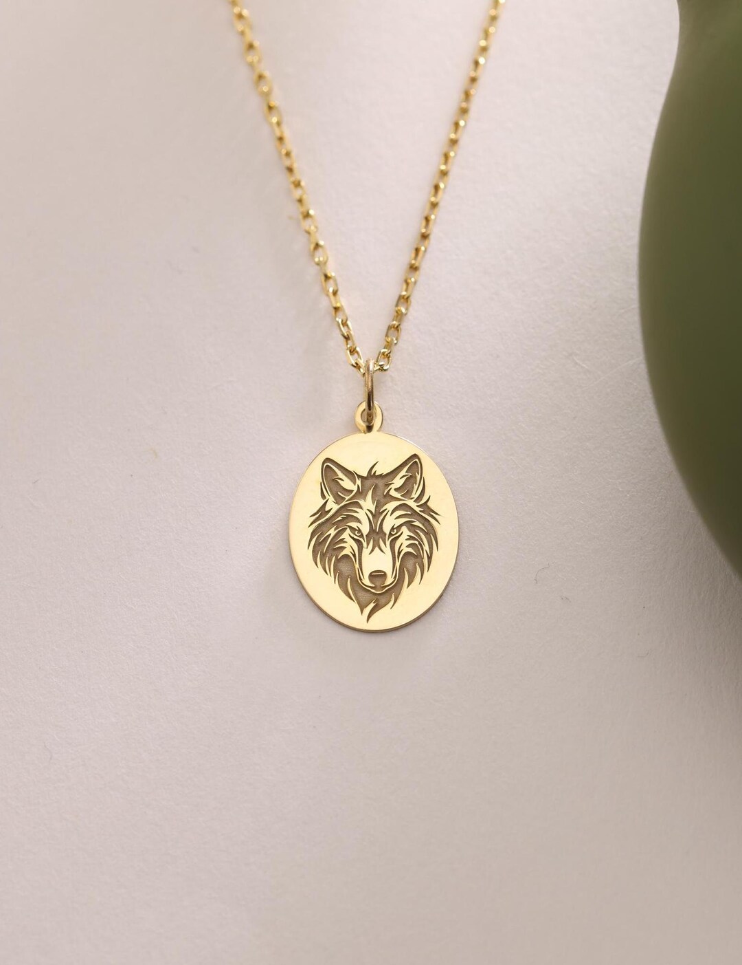thumbnail image 2 of Silver Necklace YFN Wolf Pendant Necklace 925 Sterling Silver Cubic Zirconial Wolf Moon Necklace 18 Birthday Day Jewelry For Girlfriend Wife 0 4 Sterling Silver Necklace 2 of 13