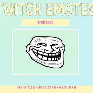 Trollface color icon in PNG, SVG