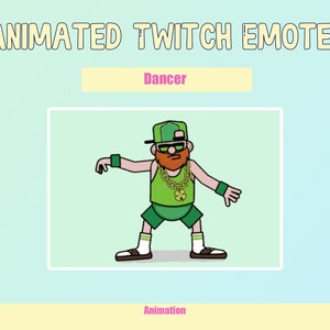 Animated Guy Dancing for Twitch or Discord | Twitch Emotes | Animated Emotes