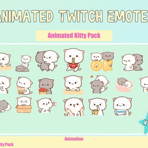 Animated Dancing Kitty Emote for Twitch or Discord | Twitch Emotes | Animated Emotes