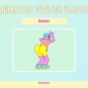Animated Dancing Guy Emote for Twitch or Discord | Twitch Emotes | Animated Emotes