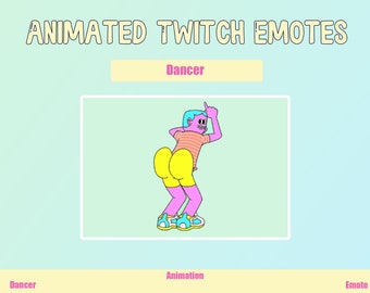 Animated Dancing Guy Emote for Twitch or Discord | Twitch Emotes | Animated Emotes