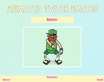 Animated Guy Dancing for Twitch or Discord | Twitch Emotes | Animated Emotes