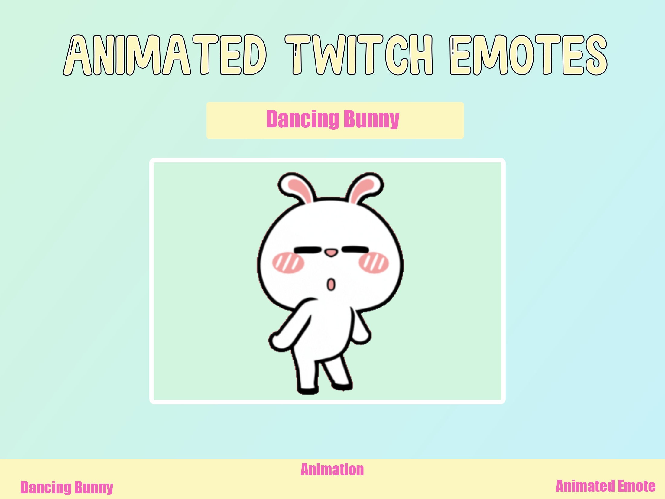 Animated Sassy Bunny Emotes For Twitch Discord GIF Digital Download animated-sassy-bunny-emotes-for-twitch-discord-gif-digital-download