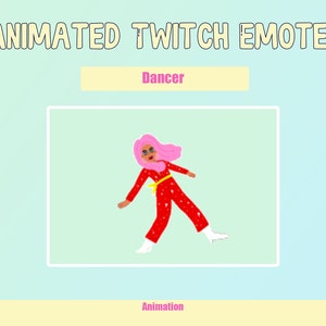 Animated Dancing Girl Emote for Twitch or Discord | Twitch Emotes | Animated Emotes