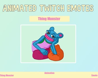 Animated Monster Emote for Twitch/Discord (GIF)