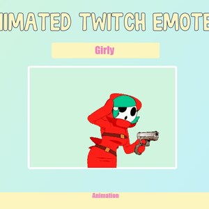 Animated Dancing Girl Emote for Twitch or Discord | Twitch Emotes | Animated Emotes