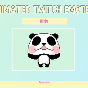 Animiertes Emote Tanzender Panda für Twitch oder Discord | Twitch Emotes | Animierte Emotes