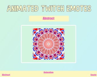 Animated Abstract Art Emote for Twitch or Discord | Twitch Emotes | Animated Emotes