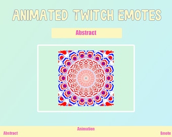 Animated Abstract Art Emote for Twitch or Discord | Twitch Emotes | Animated Emotes