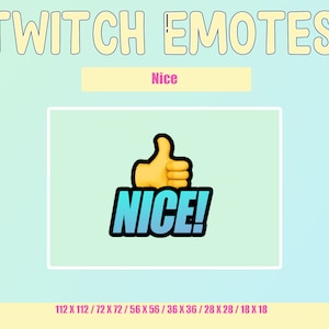 Twitch Emote - NIce Meme | Funny Meme Emote | Cartoon Meme Emote | Streamer Custom Emote | Nice Meme
