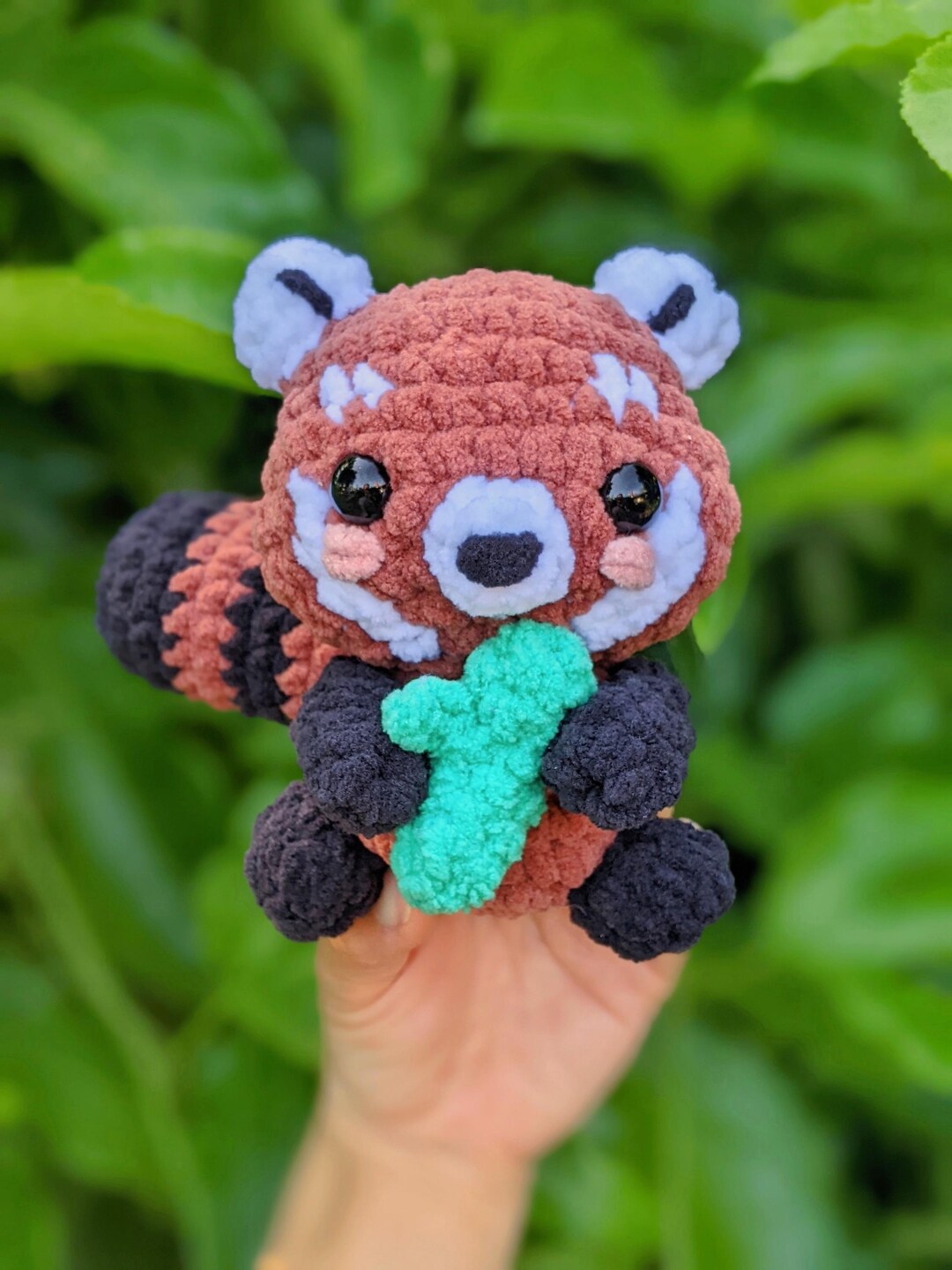 Mini Red Panda Crochet Plushie Handmade - Etsy
