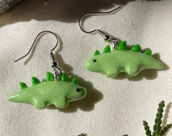 Dinosaur Polymer Clay Earrings